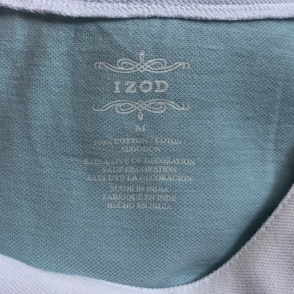 A Blue and White Dress, IZOD, size Medium - Picture 3 of 4